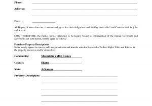 Free Printable Contract for Deed Template Simple yet Best Blank Land Contract form for Deed with