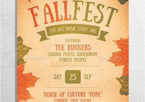 Free Printable Fall Festival Flyer Templates Fall Festival Flyer Poster by Be Cool Graphicriver