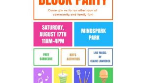 Free Printable Flyers Templates Download This Block Party Flyer Template and Other Free