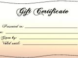 Free Printable Gift Certificate Template 30 Printable Gift Certificates Certificate Templates