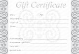 Free Printable Gift Certificate Templates Online 5 Best Images Of Free Editable Printable Gift Certificates