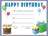 Free Printable Gift Certificate Templates Online Birthday Certificate Templates 26 Free Psd Eps In