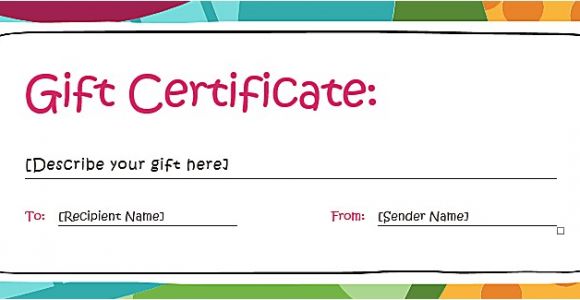 Free Printable Gift Certificate Templates Online Blank Gift Certificate Template Word Printable Calendar