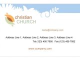 Free Printable Religious Business Card Templates Christian Business Cards Templates Free 28 Images 9
