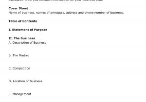 Free Printable Simple Business Plan Template Free Printable Business Plan Template form Generic