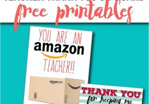 Free Printable Thank You Card Free Teacher Gift Card Printable Thank You Card Idea