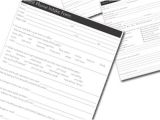 Free Professional organizer Contract Template Set Of Five Essential Client forms for Professional