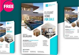 Free Realtor Flyer Templates Free Psd Premium Real Estate Flyer Template by Free