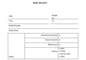 Free Rent Receipts Templates 35 Rental Receipt Templates Doc Pdf Excel Free