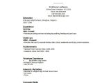 Free Resume Templates for High School Students with No Experience 10 High School Student Resume Templates Pdf Doc Free