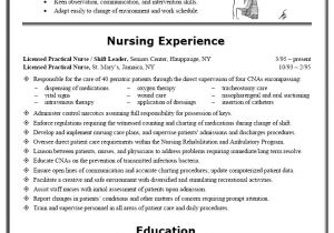 Free Resume Templates for Lpn Nurses Resume Sample for Lpn Nurse