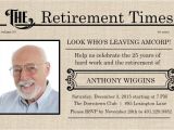 Free Retirement Templates for Flyers Retirement Flyer Template Free Printable Retirement