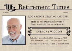 Free Retirement Templates for Flyers Retirement Flyer Template Free Printable Retirement