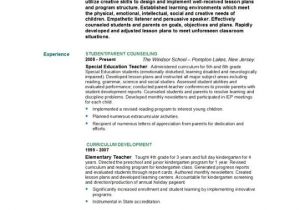 Free Sample Resume for Teachers Teacher Resume Templates Easyjob