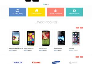 Free Shopping Cart Templates HTML 250 Free Responsive HTML5 Css3 Website Templates