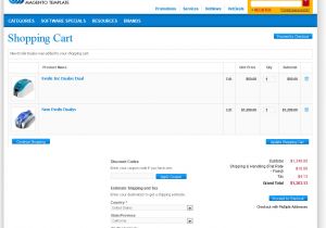 Free Shopping Cart Templates HTML Customize Magento 2 Shopping Cart Page