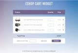 Free Shopping Cart Templates HTML E Shop Cart Widget A Flat Responsive Widget Template