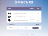 Free Shopping Cart Templates HTML E Shop Cart Widget A Flat Responsive Widget Template