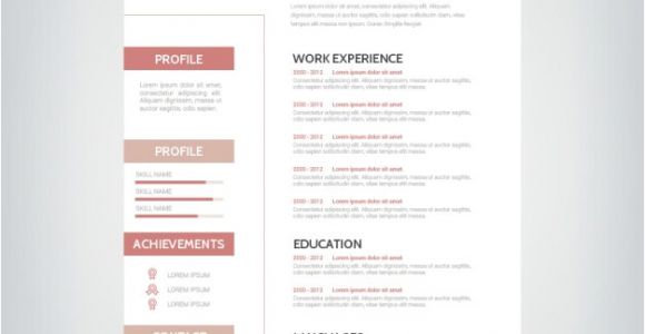 Free-simple-professional-resume-template-in-vector-format Simple Professional Resume Template Vector Free Download