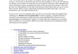 Free Small Business Disaster Recovery Plan Template Disaster Recovery Plan Template Cyberuse