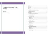 Free Small Business Disaster Recovery Plan Template Free Disaster Recovery Plan Template for Project Managers