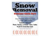 Free Snow Plowing Flyer Template Snow Removal Plowing Tear Sheet Template Flyer Design Zazzle