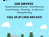 Free Snow Plowing Flyer Template Snow Removal Poster Template Postermywall