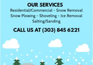 Free Snow Plowing Flyer Template Snow Removal Poster Template Postermywall