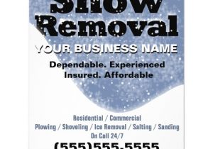 Free Snow Plowing Flyer Template Snow Removal Winter Plowing Template Personalized Flyer