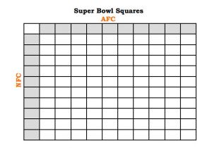 Free Super Bowl Pool Templates 19 Football Pool Templates Word Excel Pdf Free