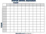 Free Super Bowl Pool Templates Super Bowl Squares Template the Best Resume