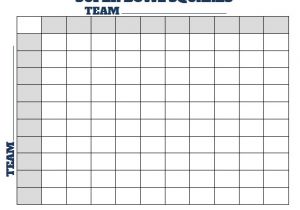 Free Super Bowl Pool Templates Super Bowl Squares Template the Best Resume