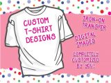 Free T Shirt Transfer Templates Custom T Shirt Designs Iron On Transfer Print at Home Free
