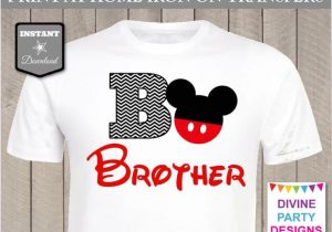 Free T Shirt Transfer Templates Instant Download Print at Home Mouse Brother Chevron