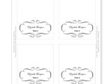 Free Template for Place Cards 6 Per Sheet 10 Best Images Of Place Card Template Printable