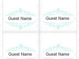Free Template for Place Cards 6 Per Sheet 9 Place Card Template Word 6 Per Sheet Puiwy Templatesz234