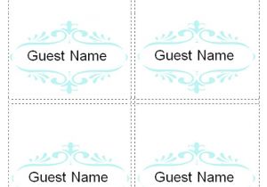 Free Template for Place Cards 6 Per Sheet 9 Place Card Template Word 6 Per Sheet Puiwy Templatesz234