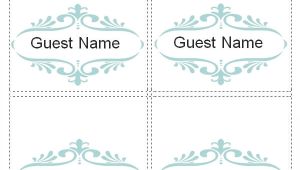 Free Template for Place Cards 6 Per Sheet Place Card Template 6 Per Sheet the Letter Sample