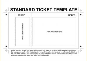 Free Template for Raffle Tickets with Numbers 11 Free Printable Raffle Ticket Template