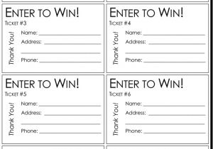 Free Template for Raffle Tickets with Numbers 20 Free Raffle Ticket Templates with Automate Ticket