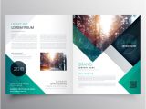 Free Template to Make A Brochure Green Business Brochure Template Vector Free Download