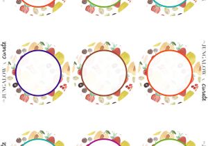 Free Templates for Avery Round Labels Focus On Healthy Living Free Printable Labels