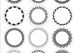 Free Templates for Avery Round Labels Vintage Style Round Labels by Cathe Holden Series 2