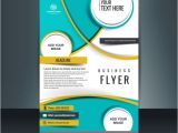 Free Templates for Business Flyers Business Flyer Template with Circular Shapes Vector Free