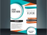 Free Templates for Business Flyers Business Flyer Template with Geometric Shapes Vector