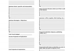 Free Templates for Business Plans One Page Business Plan Template Free Business Template
