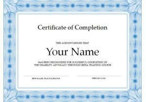 Free Templates for Certificates Of Completion 37 Free Certificate Of Completion Templates In Word Excel Pdf