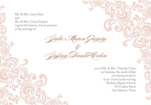 Free Templates for Wedding Invitations to Print Free Printable Wedding Invitation Templates Download