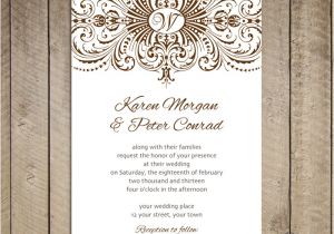 Free Templates for Wedding Invitations to Print Free Printable Wedding Invitations Templates Best