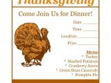 Free Thanksgiving Potluck Flyer Templates Free Printable Thanksgiving Flyer Invintation Template
